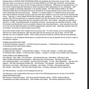 These are the estimates from a different dealership of the damage Woodhouse Ford of Omaha did to my truck.