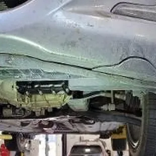 Crack bumper blamed on transmission failure