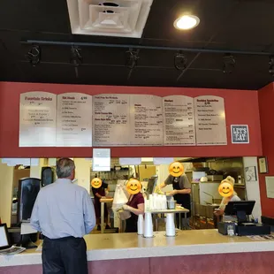 Menu from the newer McPherson location