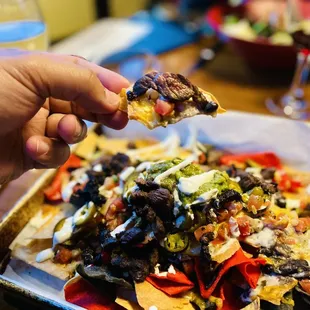 Carne Asada nachos