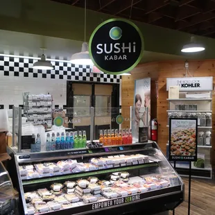 sushi and sashimi, interior