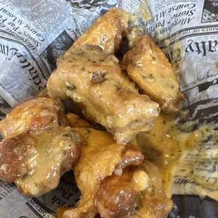 Garlic parmesan wings