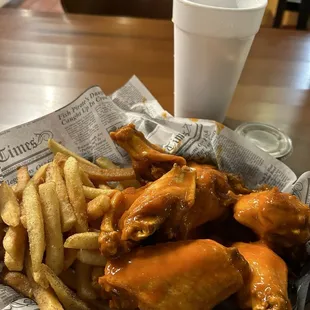 Gotta luv a Wing Deal - $13.99 for 10 wings, fries &amp; a drink!