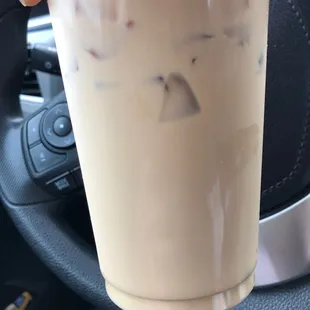 Vanilla ice latte