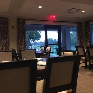 Beautiful view from the dining room