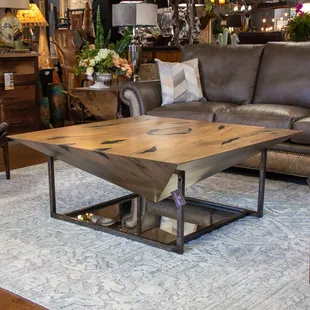 Geometric coffee table