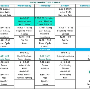 Group classes included with your membership