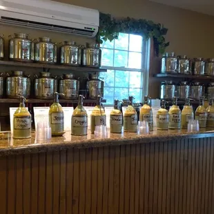 Malt vinegars and olive oil taste test