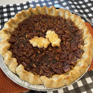 Pecan pie. Ask for her homemade whipped cream!