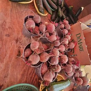 beets and cucumbers