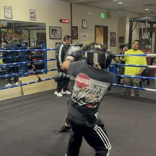 Woodland Boxing Club, youth session.