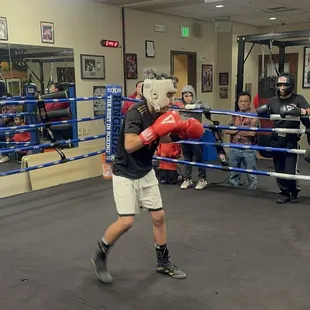 Woodland Boxing Club, youth session.