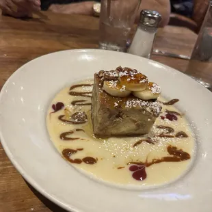 Banana Pecan Bread Pudding