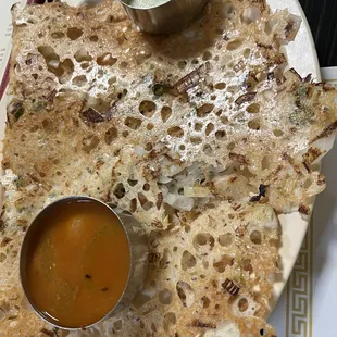 Onion Rava Dosa