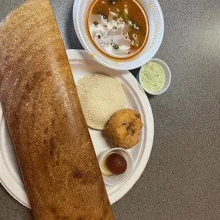 Dosa,idli,medu wada