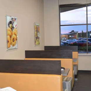 a view of a restaurant from the dining area