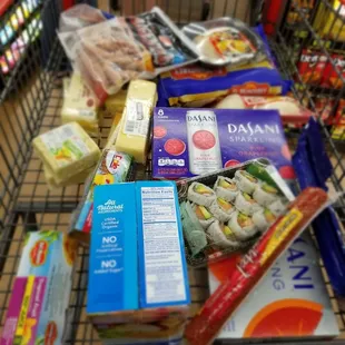 Purchased a lot and the bill was a little under $100. Awesome deals on everything throughout the store!