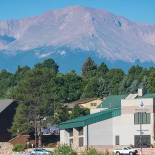 The Rockrimmon Campus is west of the intersection of 1-25 and Woodmen