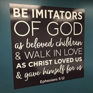 Woodmen Kids classrooms have cool typography