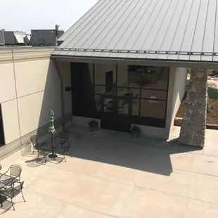 offices are located in the upper level of the Community Center on Chapel Lane