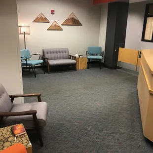 Lobby of Central and Rockrimmon Campus offices