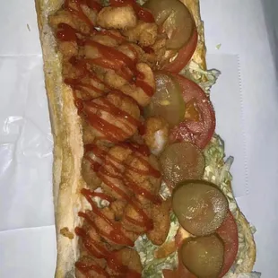 12" Shrimp Poboy