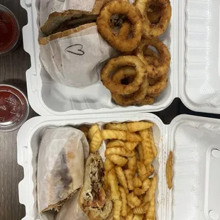 17. The Washingtonianthe 2. The Bethesda Chicken French Fries Onion Rings