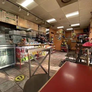 Dining area and counter