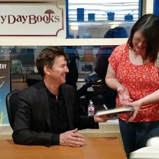 With Andrew McCarthy...I can hardly believe that I can type that description!!!