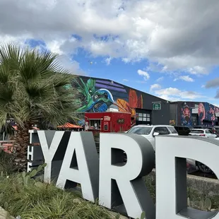 Woodneck Kitchen food truck location within The Yard