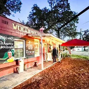 Front of restaurant