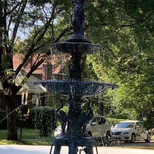 My camera doesn't do this fountain justice. It is so ornate.