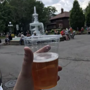 Flat12 beer truck on site for the flea market