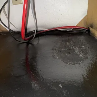 under sink is caved in.
