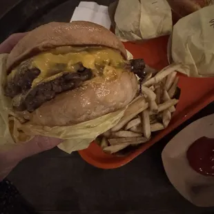 Gluten free (GF) OG double burger is