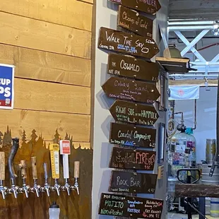 Beer menu