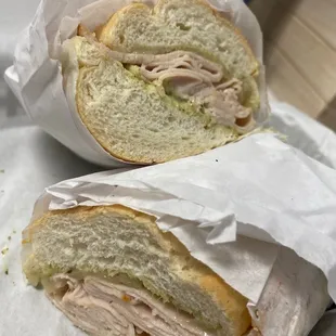 Turkey Turkey Pesto Melt Hot Sub