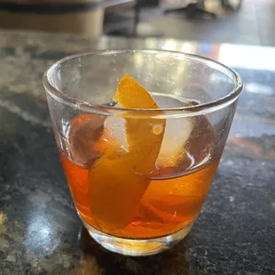 Smoked old fashioned