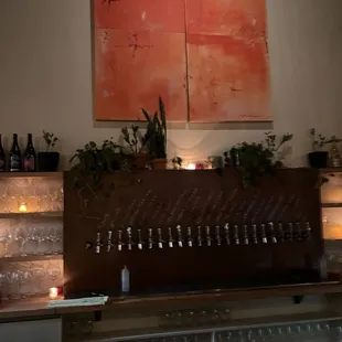 Natural wines and plenty of beers
