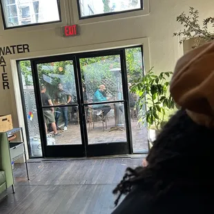 Outside patio