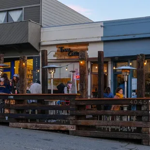 Heated parklets, natural wine by the glass and craft beer on draft to keep you cozy on those cool Ocean Beach nights.
