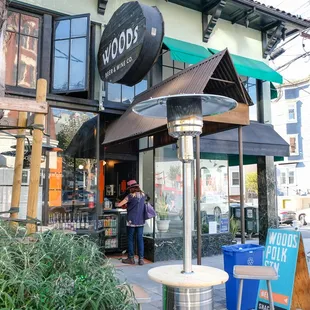 Order beer, wine and empanadas to go or enjoy them under our heated tables.