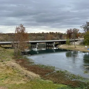 View from large outdoor covered patio.