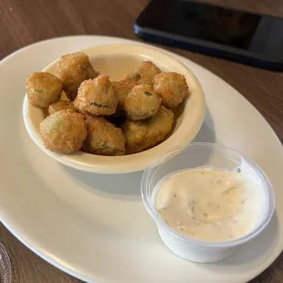 Fried okra