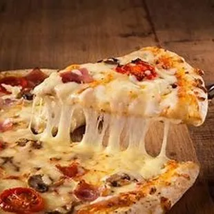 pizza, food