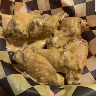 Garlic parm golden ranch wings