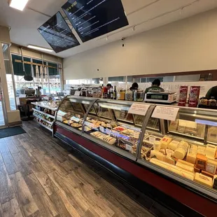 the inside of the store