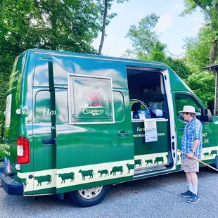 Woodside Farm Creamery -- their food truck at Marshall Steam Museum