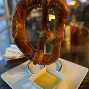 Giant pretzel