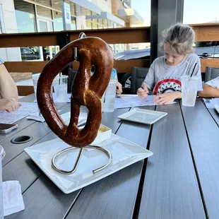 Giant pretzel